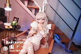 【アニメドール】wmdoll 159cm Bカップ#Y004ヘッド ウサギ メイド ソフトビニール製ヘッド+TPE製ボディ 等身大リアルラブドール