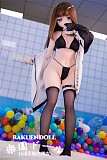 【アニメドール】wmdoll 140cm Bカップ#Y011ヘッド  ロリータ 新ボディ新作 ソフトビニール製ヘッド+TPE製ボディ 等身大リアルラブドール