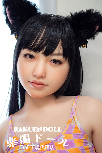 【黒猫】美郁（みく）ヘッド ＆ 149cm 平ら 猫耳 シリコンドール 可愛い女の子  J cute