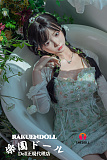 【花间精灵】青柠ヘッド & 158cm Cカップ メイク②  シリコン頭部+TPEボディロり系ラブドール ボディー材質など選択可能