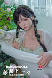 【花间精灵】青柠ヘッド & 158cm Cカップ メイク②  シリコン頭部+TPEボディロり系ラブドール ボディー材質など選択可能
