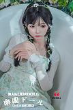 【花间精灵】青柠ヘッド & 158cm Cカップ メイク②  シリコン頭部+TPEボディロり系ラブドール ボディー材質など選択可能