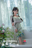 【花间精灵】青柠ヘッド & 158cm Cカップ メイク②  シリコン頭部+TPEボディロり系ラブドール ボディー材質など選択可能