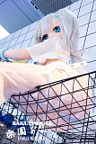 【新ボディ】140cm Bカップ#Y012ヘッド  アニメドール ソフトビニール製ヘッド+シリコン製ボディ 等身大リアルラブドール wmdoll