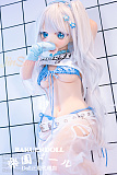 【新ボディ】140cm Bカップ#Y012ヘッド  アニメドール ソフトビニール製ヘッド+シリコン製ボディ 等身大リアルラブドール wmdoll