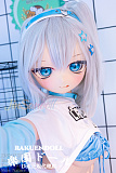 【新ボディ】140cm Bカップ#Y012ヘッド  アニメドール ソフトビニール製ヘッド+シリコン製ボディ 等身大リアルラブドール wmdoll