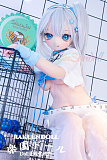 【新ボディ】140cm Bカップ#Y012ヘッド  アニメドール ソフトビニール製ヘッド+シリコン製ボディ 等身大リアルラブドール wmdoll