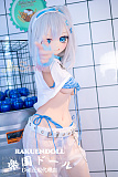 【新ボディ】140cm Bカップ#Y012ヘッド  アニメドール ソフトビニール製ヘッド+シリコン製ボディ 等身大リアルラブドール wmdoll