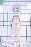 【新ボディ】140cm Bカップ#Y012ヘッド  アニメドール ソフトビニール製ヘッド+シリコン製ボディ 等身大リアルラブドール wmdoll
