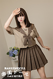【学生服】ボディフルシリコン製 FUDOLL 165cm Fカップ J025柳思思 口開閉機能+リアル口腔付き 超柔らかい超軽量版　ラブドール