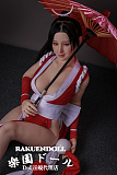【新作】Pamelaヘッド & 158cm Dカップ 不知火舞コスプレ フルシリコン製 Jiusheng Doll ラブドール   宣材写真は髪の毛の植毛仕様あり