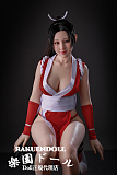 【新作】Pamelaヘッド & 158cm Dカップ 不知火舞コスプレ フルシリコン製 Jiusheng Doll ラブドール   宣材写真は髪の毛の植毛仕様あり