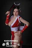 【新作】Pamelaヘッド & 158cm Dカップ 不知火舞コスプレ フルシリコン製 Jiusheng Doll ラブドール   宣材写真は髪の毛の植毛仕様あり