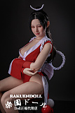 【新作】Pamelaヘッド & 158cm Dカップ 不知火舞コスプレ フルシリコン製 Jiusheng Doll ラブドール   宣材写真は髪の毛の植毛仕様あり