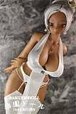 【女王様】黒獣エルフの女王ちゃんヘッド ＆ 60cm巨乳 シリコン製ドール  ラブドール ミニドール Mini Doll  セックス可能  身長選択可能