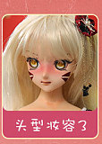 【女王様】黒獣エルフの女王ちゃんヘッド ＆ 60cm巨乳 シリコン製ドール  ラブドール ミニドール Mini Doll  セックス可能  身長選択可能