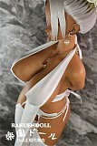 【女王様】黒獣エルフの女王ちゃんヘッド ＆ 60cm巨乳 シリコン製ドール  ラブドール ミニドール Mini Doll  セックス可能  身長選択可能