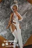 【女王様】黒獣エルフの女王ちゃんヘッド ＆ 60cm巨乳 シリコン製ドール  ラブドール ミニドール Mini Doll  セックス可能  身長選択可能