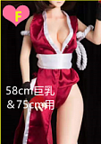 【女王様】黒獣エルフの女王ちゃんヘッド ＆ 60cm巨乳 シリコン製ドール  ラブドール ミニドール Mini Doll  セックス可能  身長選択可能