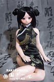【新作新ボディー】妃筱ヘッド ＆ 60XScm 普通乳 中華娘 シリコン製ドール  ラブドール ミニドール Mini Doll  セックス可能  身長選択可能