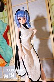 【新作】 甘羽 ヘッド ＆ 60cm 中華風 シリコン製ドール 軽量化 1kg 小さいラブドール セックス可能 Mini Doll