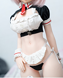 【新作】 甘羽 ヘッド ＆ 60cm 中華風 シリコン製ドール 軽量化 1kg 小さいラブドール セックス可能 Mini Doll