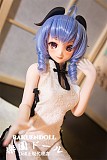 【新作】 甘羽 ヘッド ＆ 60cm 中華風 シリコン製ドール 軽量化 1kg 小さいラブドール セックス可能 Mini Doll