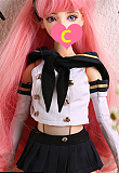 【新作】 甘羽 ヘッド ＆ 60cm 中華風 シリコン製ドール 軽量化 1kg 小さいラブドール セックス可能 Mini Doll