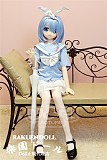 【アニメドール】Aotume Doll  #116&135cm AAカップ 可愛い女の子 ブルー髪 细身タイプ 掲載画像はTPE材質