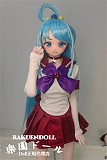 【ロリ系】阿库娅(akuya)&60cm普通乳 美少女 シリコン製ドール pvcビニール材料ヘッド 軽量化 1.8kg 収納が便利 普段は鑑賞用 Mini Doll ミニドール