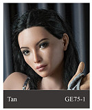 【セクシーな美人】 #GE111-1 ヘッド&175cm Eカップ  欧米顔立ち 高級 フルシリコン製 等身大リアルラブドール ZELEXDOLL