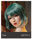 【セクシーな美人】 #GE111-1 ヘッド&175cm Eカップ  欧米顔立ち 高級 フルシリコン製 等身大リアルラブドール ZELEXDOLL