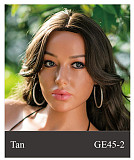 【セクシーな美人】 #GE111-1 ヘッド&175cm Eカップ  欧米顔立ち 高級 フルシリコン製 等身大リアルラブドール ZELEXDOLL