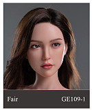 【セクシーな美人】 #GE111-1 ヘッド&175cm Eカップ  欧米顔立ち 高級 フルシリコン製 等身大リアルラブドール ZELEXDOLL