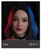 【セクシーな美人】 #GE111-1 ヘッド&175cm Eカップ  欧米顔立ち 高級 フルシリコン製 等身大リアルラブドール ZELEXDOLL
