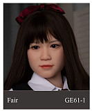 【セクシーな美人】 #GE111-1 ヘッド&175cm Eカップ  欧米顔立ち 高級 フルシリコン製 等身大リアルラブドール ZELEXDOLL