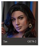 【セクシーな美人】 #GE111-1 ヘッド&175cm Eカップ  欧米顔立ち 高級 フルシリコン製 等身大リアルラブドール ZELEXDOLL