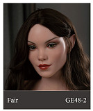 【セクシーな美人】 #GE111-1 ヘッド&175cm Eカップ  欧米顔立ち 高級 フルシリコン製 等身大リアルラブドール ZELEXDOLL