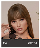 【セクシーな美人】 #GE111-1 ヘッド&175cm Eカップ  欧米顔立ち 高級 フルシリコン製 等身大リアルラブドール ZELEXDOLL