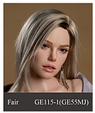【セクシーな美人】 #GE111-1 ヘッド&175cm Eカップ  欧米顔立ち 高級 フルシリコン製 等身大リアルラブドール ZELEXDOLL