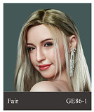 【セクシーな美人】 #GE111-1 ヘッド&175cm Eカップ  欧米顔立ち 高級 フルシリコン製 等身大リアルラブドール ZELEXDOLL