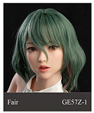 【セクシーな美人】 #GE111-1 ヘッド&175cm Eカップ  欧米顔立ち 高級 フルシリコン製 等身大リアルラブドール ZELEXDOLL