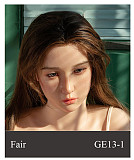 【セクシーな美人】 #GE111-1 ヘッド&175cm Eカップ  欧米顔立ち 高級 フルシリコン製 等身大リアルラブドール ZELEXDOLL