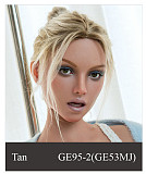 【セクシーな美人】 #GE111-1 ヘッド&175cm Eカップ  欧米顔立ち 高級 フルシリコン製 等身大リアルラブドール ZELEXDOLL