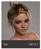 【セクシーな美人】 #GE111-1 ヘッド&175cm Eカップ  欧米顔立ち 高級 フルシリコン製 等身大リアルラブドール ZELEXDOLL