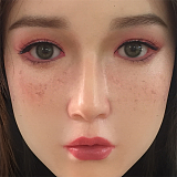 【セクシーな美人】 #GE111-1 ヘッド&175cm Eカップ  欧米顔立ち 高級 フルシリコン製 等身大リアルラブドール ZELEXDOLL