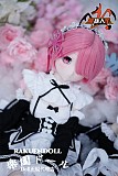 【アニメドール】Ram 85cm「ゼロから始める異世界生活」ラム 可愛い子 ソフトビニール製頭部 TPE製ボディ ミニラブドール 宣伝画像と同じ制服も付属 Mozudoll