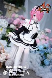 【アニメドール】Ram 85cm「ゼロから始める異世界生活」ラム 可愛い子 ソフトビニール製頭部 TPE製ボディ ミニラブドール 宣伝画像と同じ制服も付属 Mozudoll