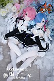 【アニメドール】Ram 85cm「ゼロから始める異世界生活」ラム 可愛い子 ソフトビニール製頭部 TPE製ボディ ミニラブドール 宣伝画像と同じ制服も付属 Mozudoll