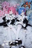 【アニメドール】Ram 85cm「ゼロから始める異世界生活」ラム 可愛い子 ソフトビニール製頭部 TPE製ボディ ミニラブドール 宣伝画像と同じ制服も付属 Mozudoll